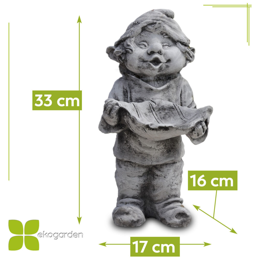 Gartenfigur Troll Gnom Zwerg Steinguss aus Beton Item No.1160 – Bild 6